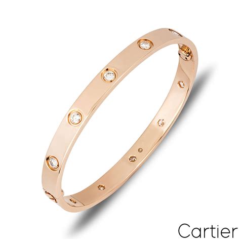 cartier love with diamonds|cartier love cuff with diamond.